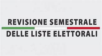 Revisione Semestrale Liste elettorali  - deposito liste rettificate